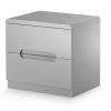 Manhattan 2 Drawer Bedside Grey