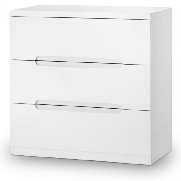 Manhattan 3 Drawer Chest White