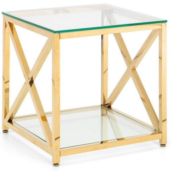 Miami Gold Lamp Table