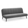 Miro Curved Back Sofabed Grey