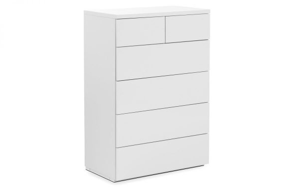 Monaco 42 Drawer Chest White Gloss