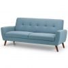 Monza 3 Seater Compact Retro Sofa Blue