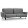 Monza Fabric Sofa Bed Grey