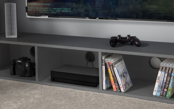 Nebula Gaming Bed Anthracite shelf