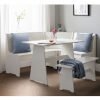 Newport Corner Dining Set With Storage Bench 1