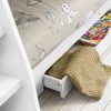 Orion Bunk Bed White Drawer