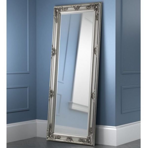 Palais Pewter lean to dress mirror Room Set