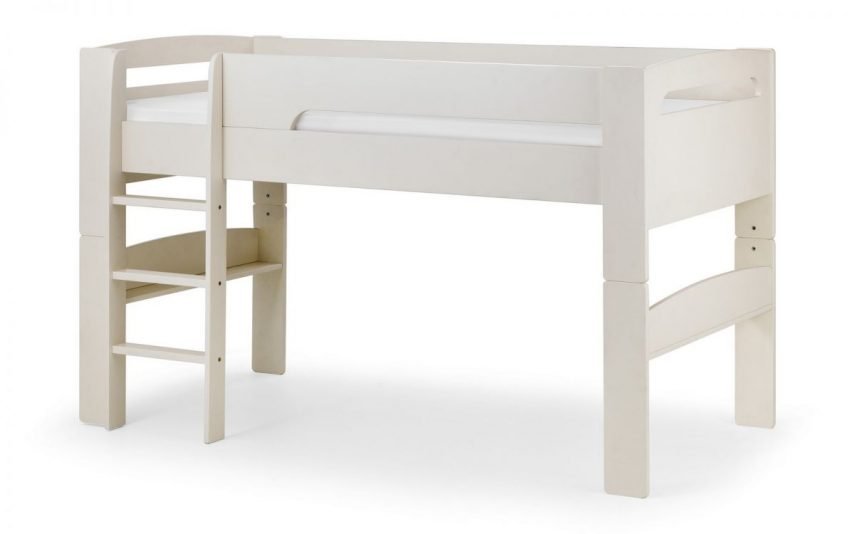 Pluto Mid Sleeper Stone White Angle