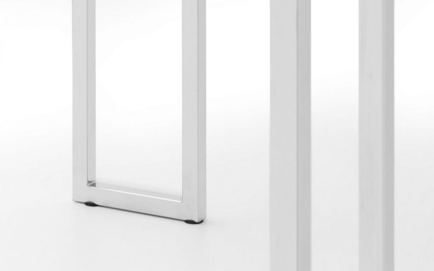 Positano Marble Chrome Dining Table legs