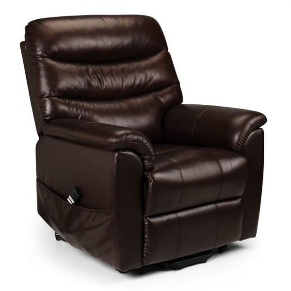 Pullman Leather Rise Recline Chair Dual Motor