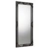 Rococo Pewter Lean To Dress Mirror White