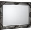 Rococo Pewter Wall Mirror White