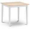 Rufford 2 tone Dining Table IvoryNatural closed