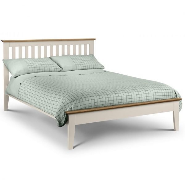 Salerno Shaker King Size Bed Two Tone