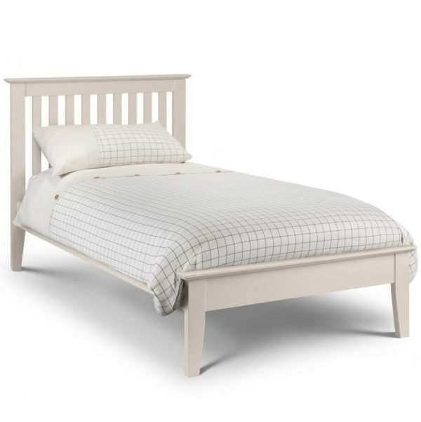 Salerno Shaker Single Bed Ivory