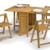 Savoy Dining Set Light Oak open