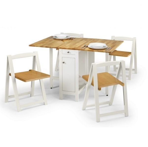 Savoy Dining Set WhiteNatural