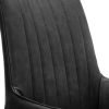 Soho Dining Chair Black Faux Leather detail
