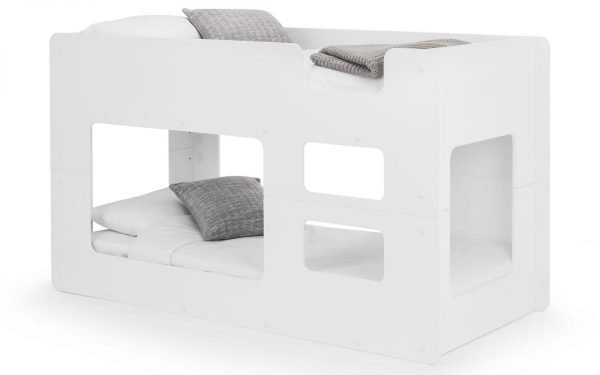 Solar Bunk Bed White Angle