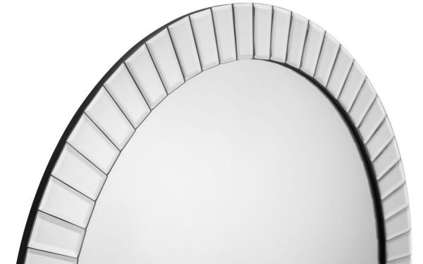 Sonata Large Round Wall Mirror Detail