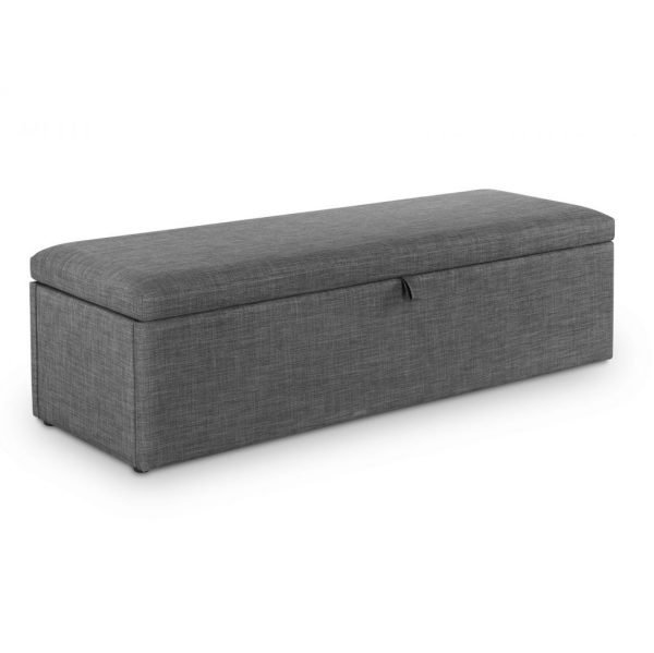 Sorrento Blanket Box Slate Linen