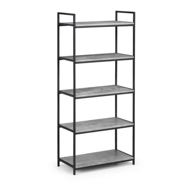 Staten Tall Concrete Bookcase