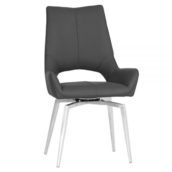 Swivel Chair Dark Grey