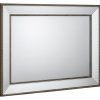 Symphony Beaded Wall Mirror White