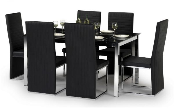 Tempo Glass Dining Table set