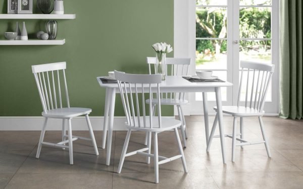 Torino White Chair set