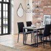 Tribeca Dining Table Sonoma Oak set