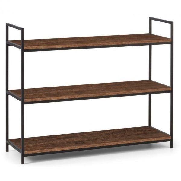 Tribeca Low Bookcase Walnut