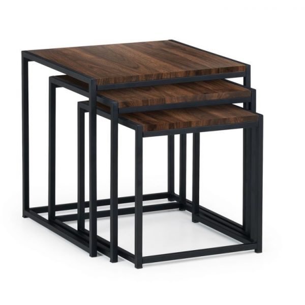 Tribeca Nest Of 3 Tables Walnut