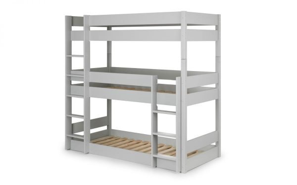 Trio Bunk Dove Grey Stripped