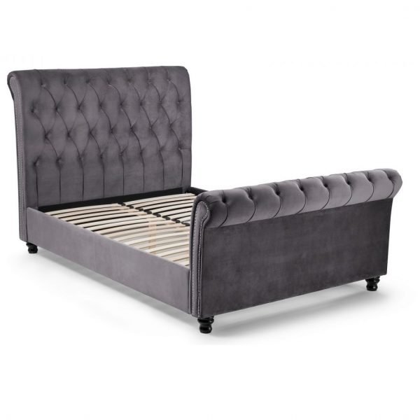 Valentino King Size Sleigh Bed