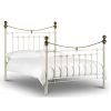 Victoria King Size Bed Stone White