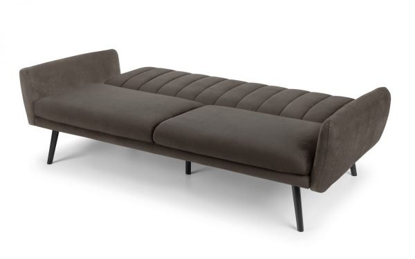 afina grey sofabed open high