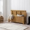 aspen pine blanket box open roomset