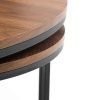 bellini round nesting coffee table close up