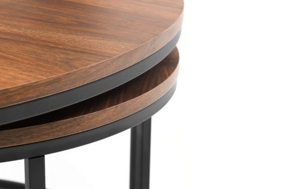 bellini round nesting coffee table close up