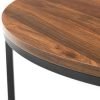 bellini round nesting coffee table close up top