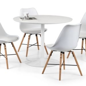 blanco white table 4 kari white chairs props