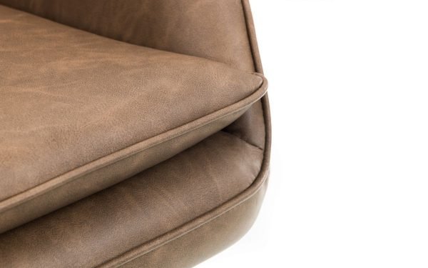 bowery swivel chair cushion detail
