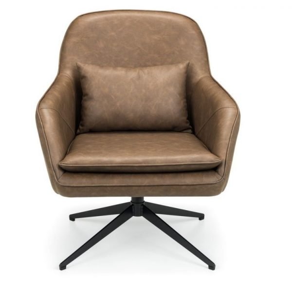 bowery swivel chair front