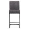 brooklyn bar stool charcoal grey front