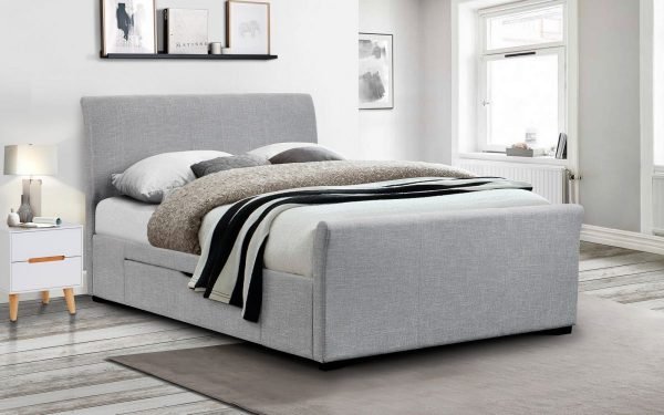 capri fabric bed