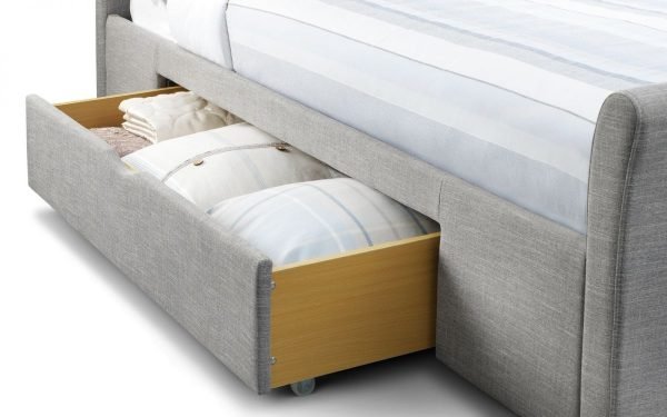 capri fabric bed drawer