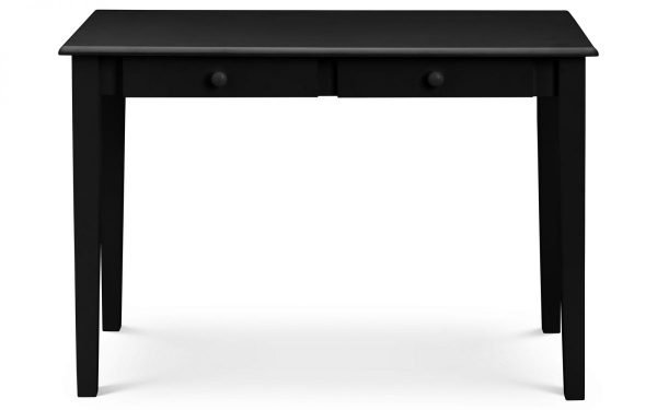 carrington black desk front