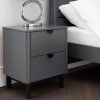 chloe 2 drawer bedside roomset