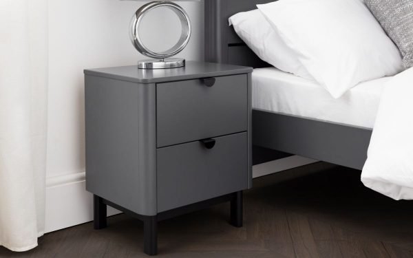 chloe 2 drawer bedside roomset